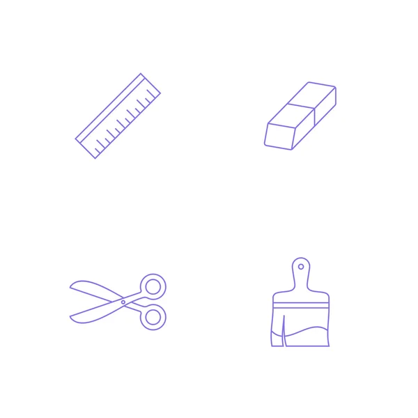 Icono de herramienta de diseño gráfico vectorial — Vector de stock