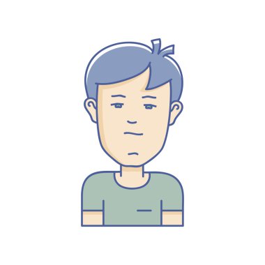 Vektör çocuk avatar