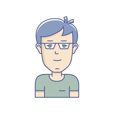 Vektör çocuk avatar