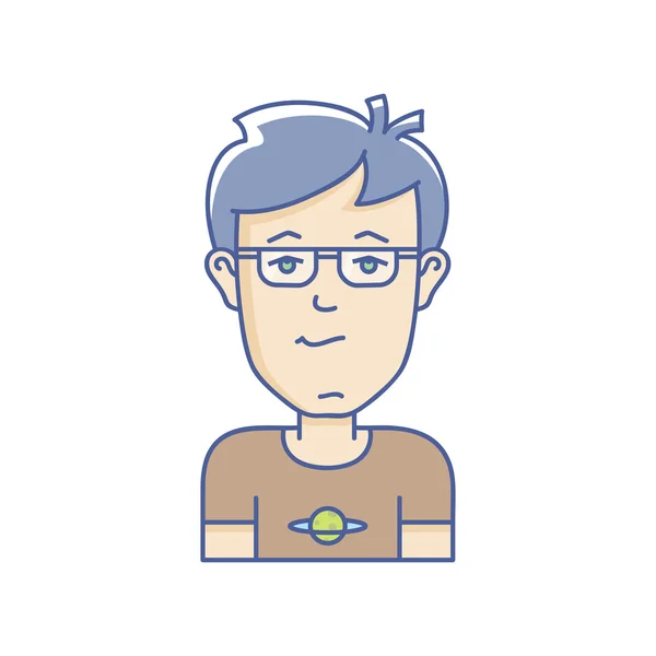 Vector pojke avatar — Stock vektor