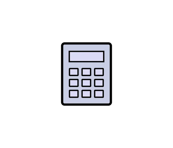 Icône de symbole de calculatrice — Image vectorielle