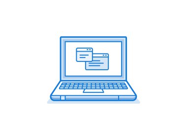 Vektör simgesi dizüstü