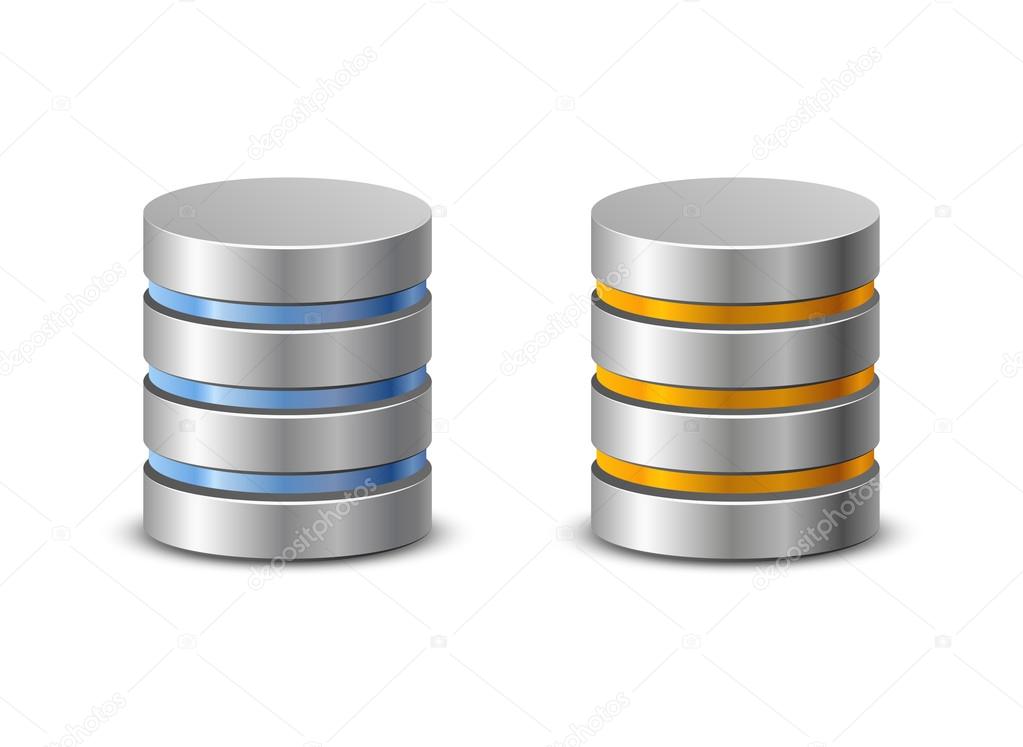 Database vector icons