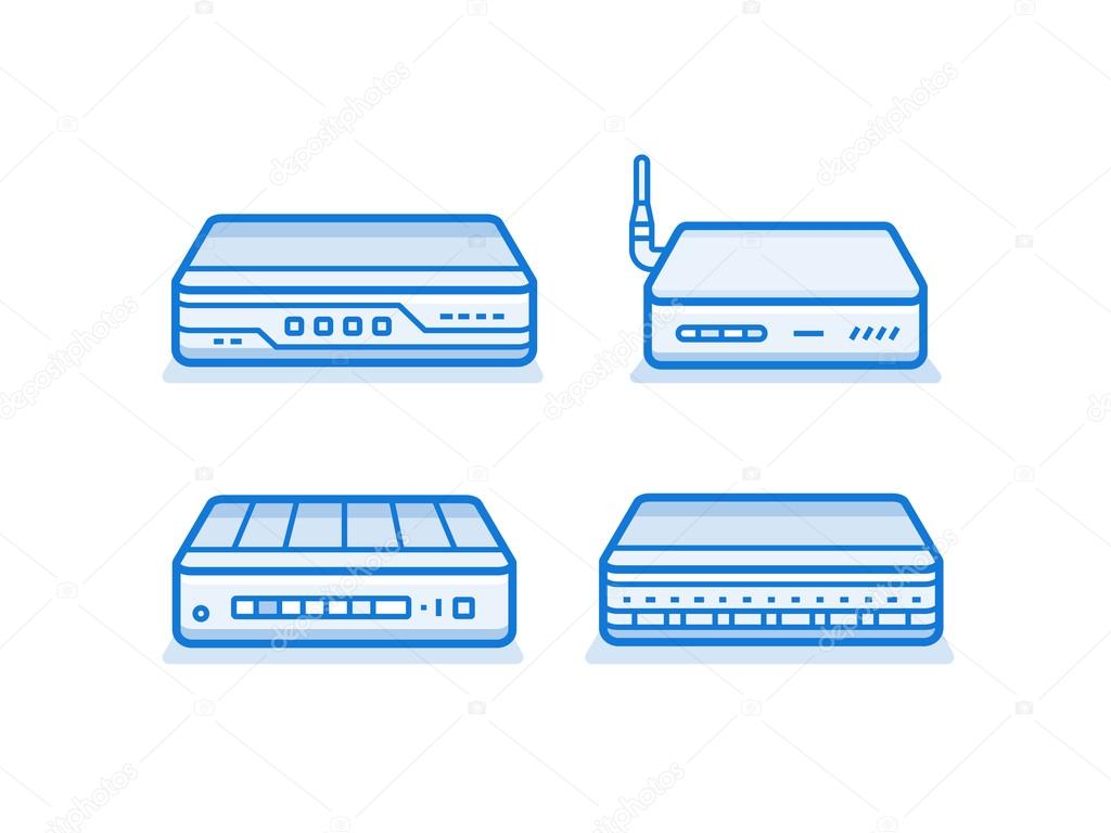 Network router icons