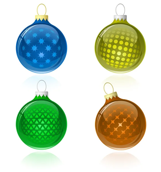 Christmas balls — Stock Vector