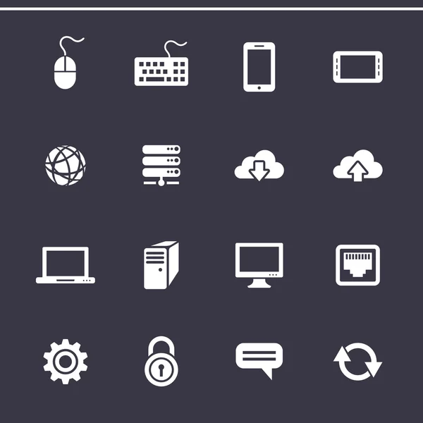 Conjunto de iconos web — Vector de stock