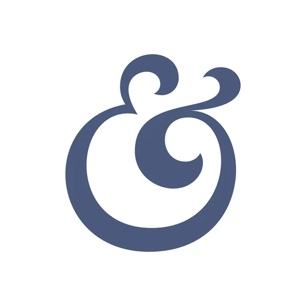 Ampersand — Vector de stock