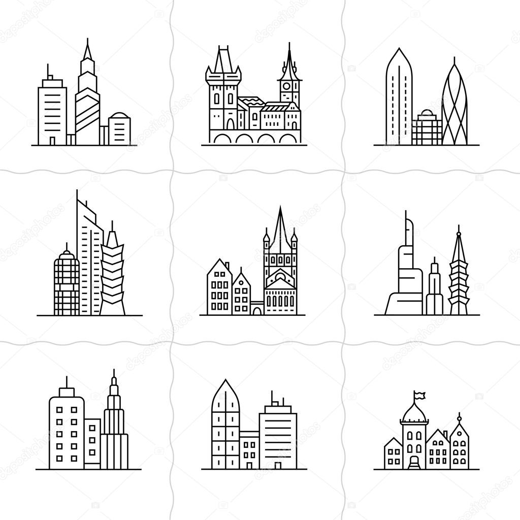 Cityscape icons