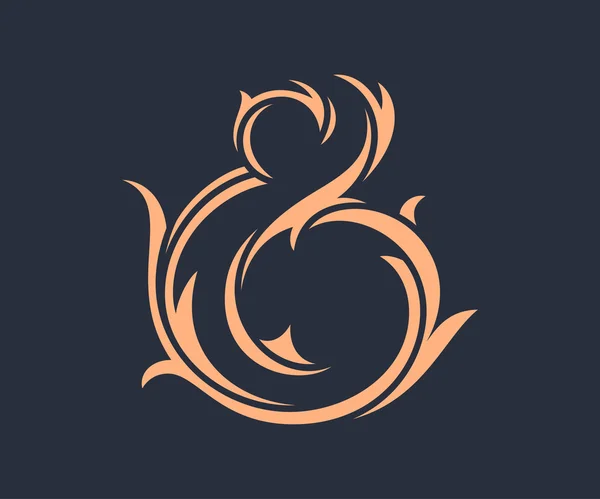 Ampersand — Vector de stock