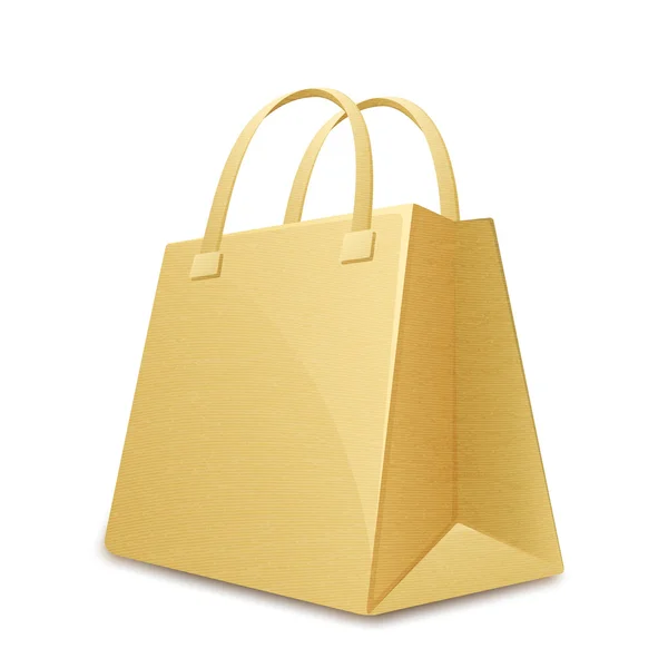 Carta shopping bag — Vettoriale Stock