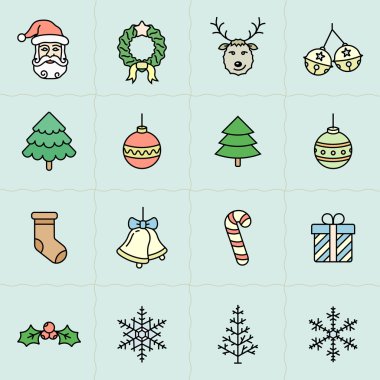 Noel simge seti - SIMPLUS serisi