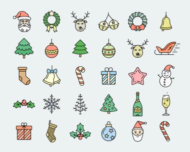Christmas Icons set