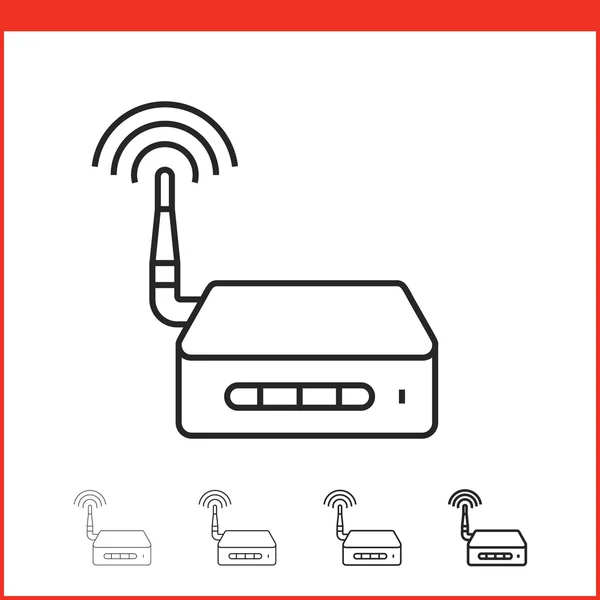 Icono vectorial del punto de acceso inalámbrico — Vector de stock