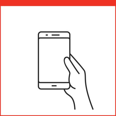 Smartphone gesture icon clipart