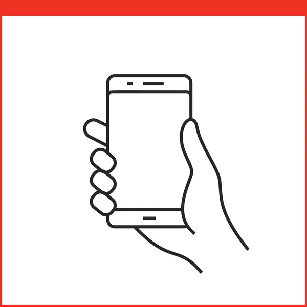 Ícone gesto Smartphone —  Vetores de Stock