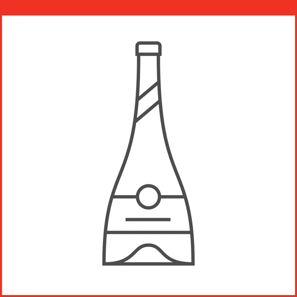 Alkoholflaschen-Symbol — Stockvektor