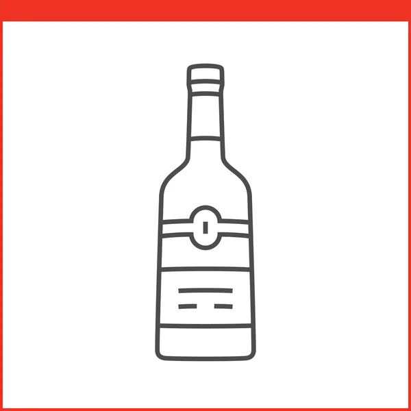 Icono de botella de alcohol — Archivo Imágenes Vectoriales