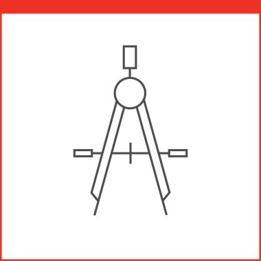 Vektör grafik tasarımcı araç simgesini