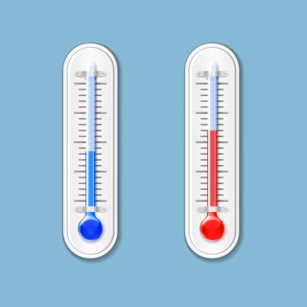 屋外の温度計のアイコン — ストックベクタ
