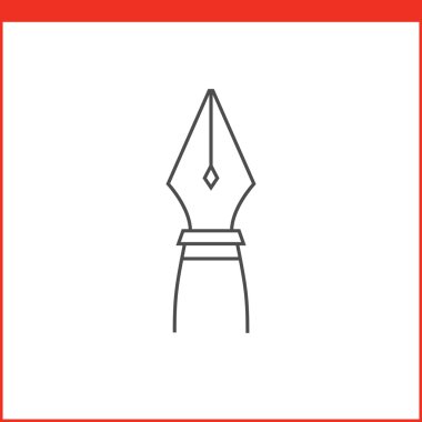 Vektör grafik tasarımcı araç simgesini