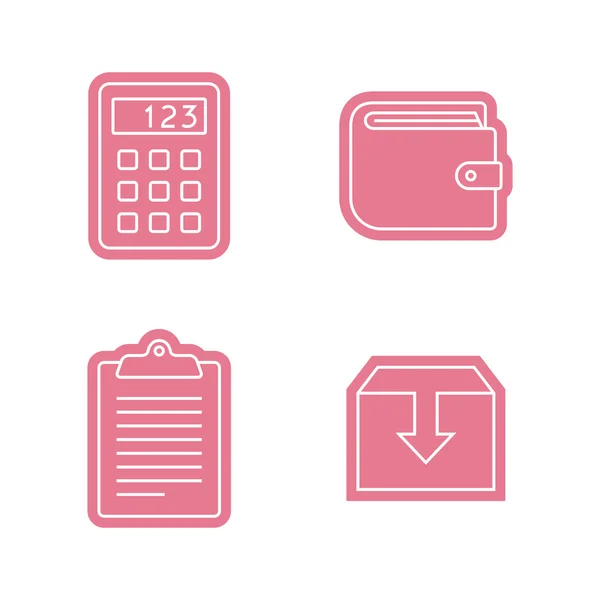 Universele sticker icons set — Stockvector