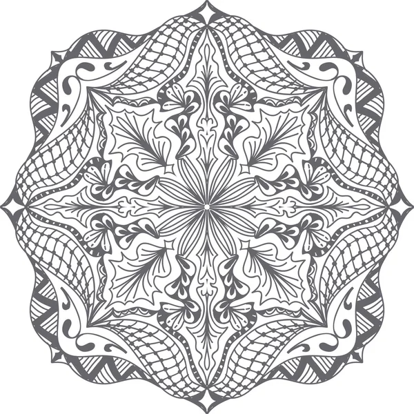 Kézzel rajzolt Mandala háttér. — Stock Vector