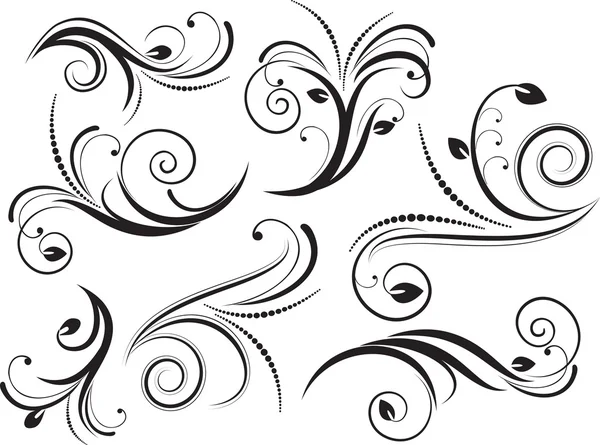 Tasarım için dekoratif elementler. vektör illüstrasyonu.