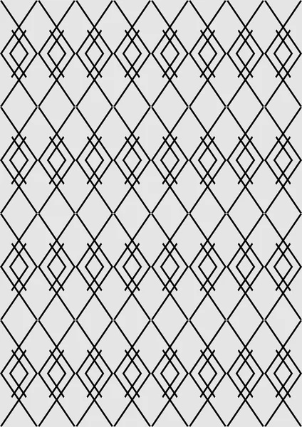 Abstracte vintage geometrische patroon naadloze achtergrond. Vectorillustratie — Stockvector