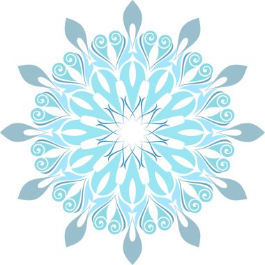 Soyut renkli süs kenarlık