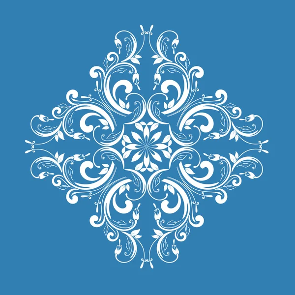 Elemento floral ornamental — Vetor de Stock