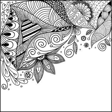 El çizimi karalama elementleri