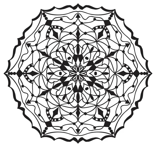 Handritad mandala — Stock vektor