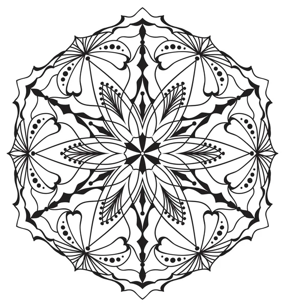 Handritad mandala — Stock vektor