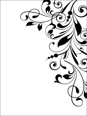 arka plan ile dekoratif Şubesi.