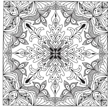 Geometrik daire öğesi.