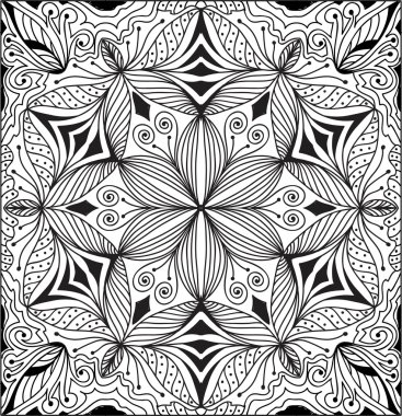 Geometrik daire öğe Mandala