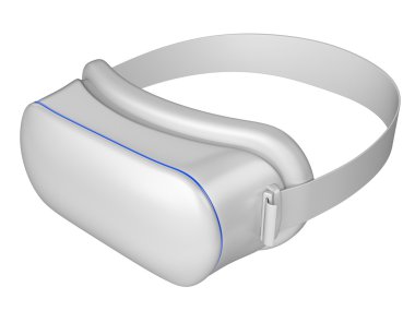 Sanal 3d gerçeklik beyaz gözlükler