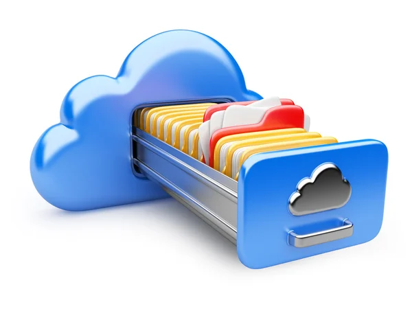 Cloud-opslagconcept — Stockfoto