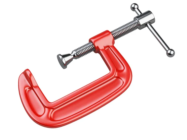 Red C clamp — Stock Photo, Image