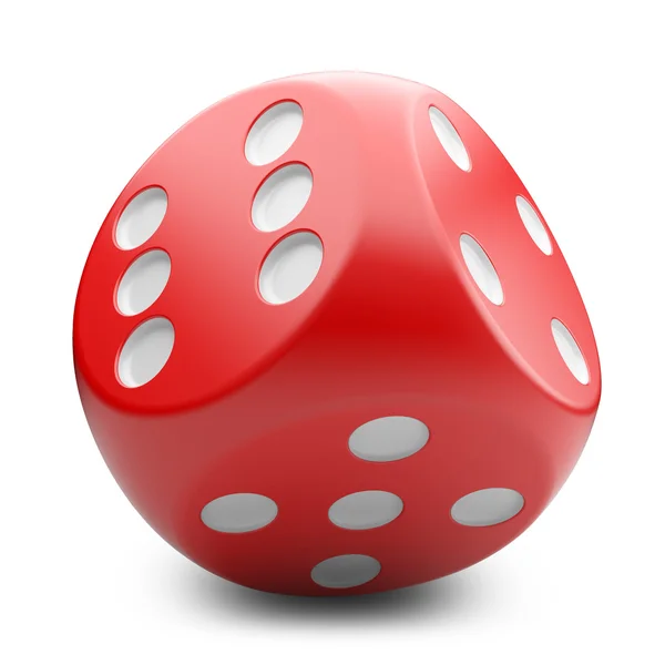 Red game dices — Stock Photo, Image