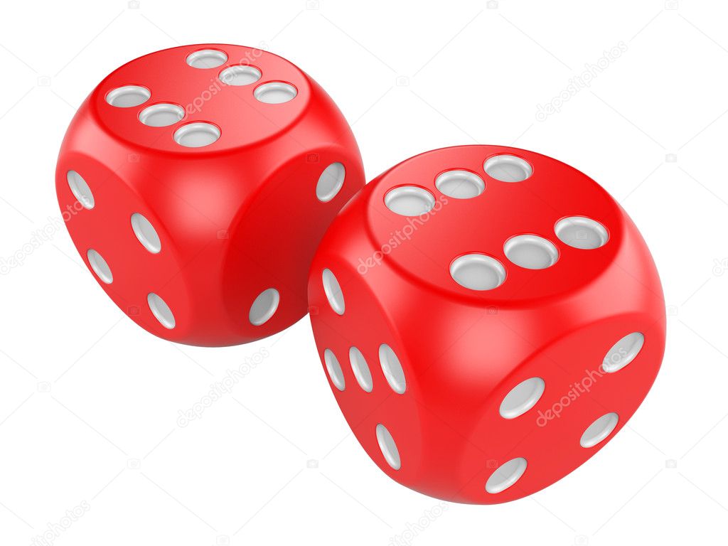 red game dices 