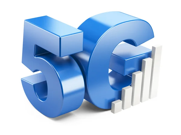 5G sign. High speed mobile web technology. — Stock Photo, Image