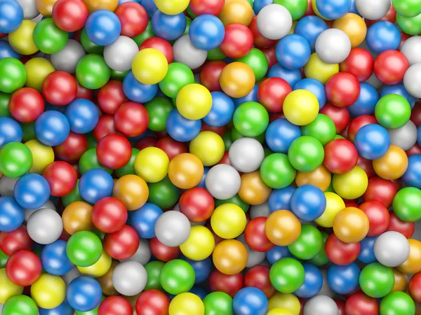 Färgade bollar bakgrund — Stockfoto