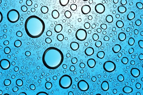 Gotas de agua sobre vidrio —  Fotos de Stock