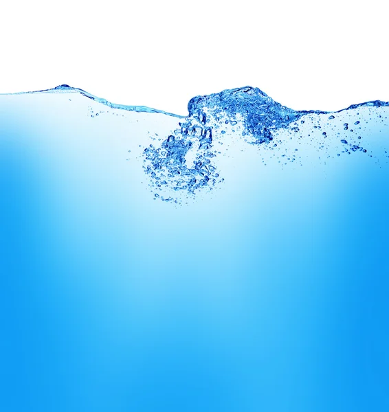 Bolhas de água e ar — Fotografia de Stock