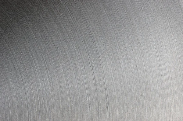 Brushed steel plate — Stock Photo, Image