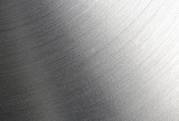 Brushed steel plate Stock Image