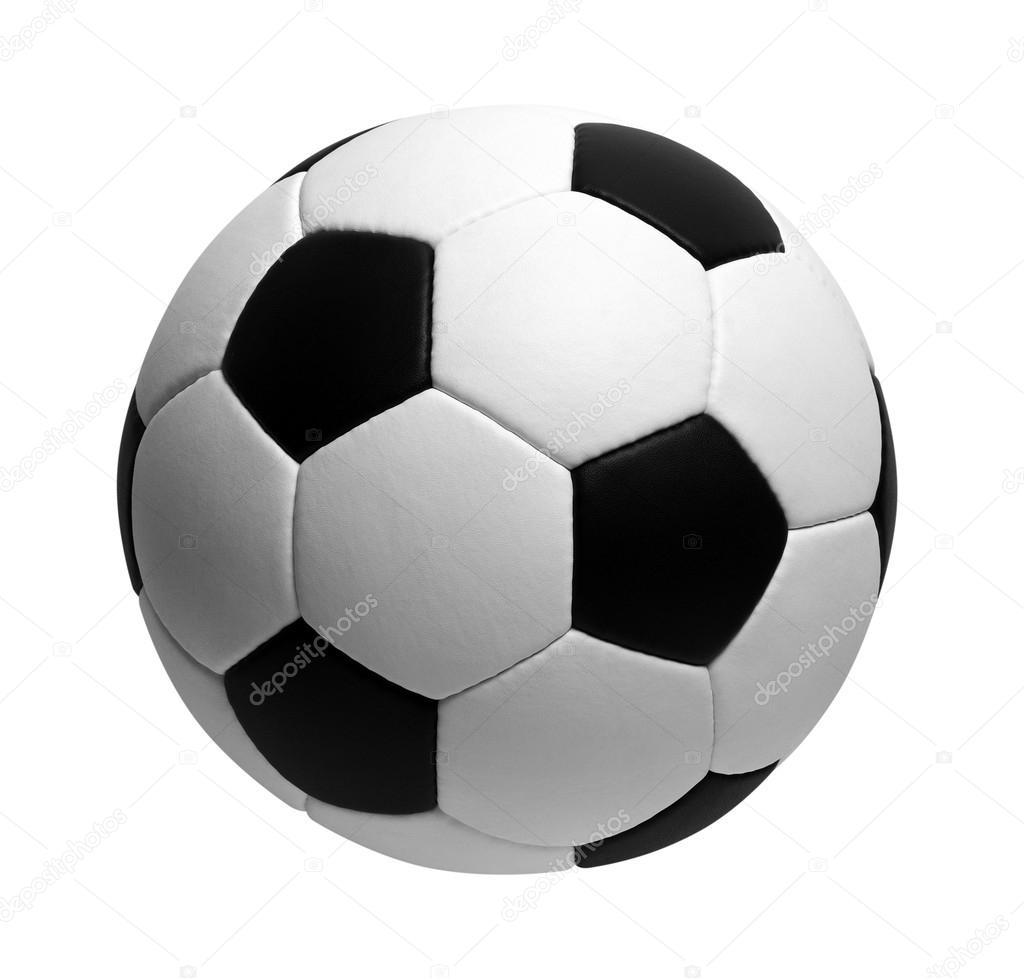 soccer ball isolated on white