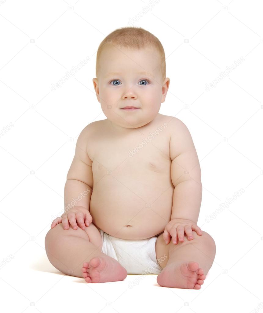  baby isolated on white background