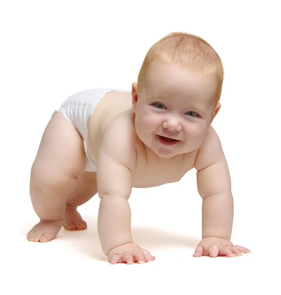 Smiling baby boy — Stock Photo, Image